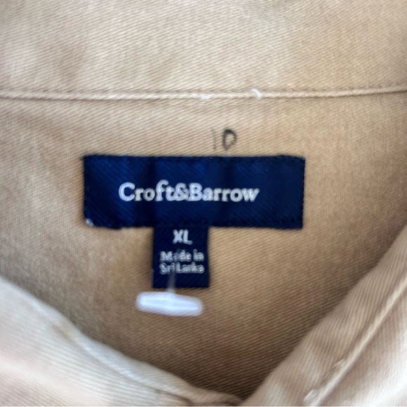 Croft & Barrow Men's Western Wolf Mountains Print Button Down Shirt XL - Picture 7 of 9